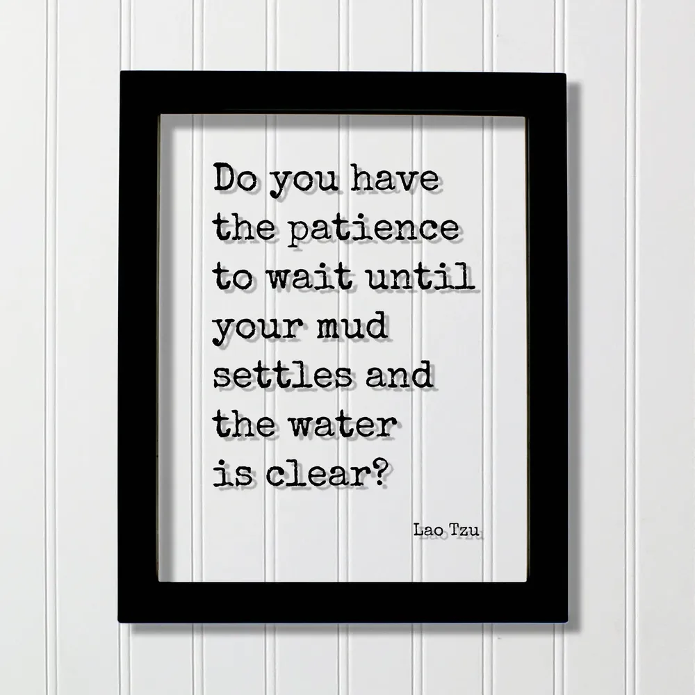 Lao Tzu Quote Art Print, Tao Te Ching