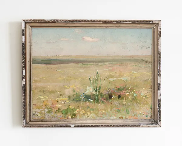 Vintage French Country Nature Painting Art Print