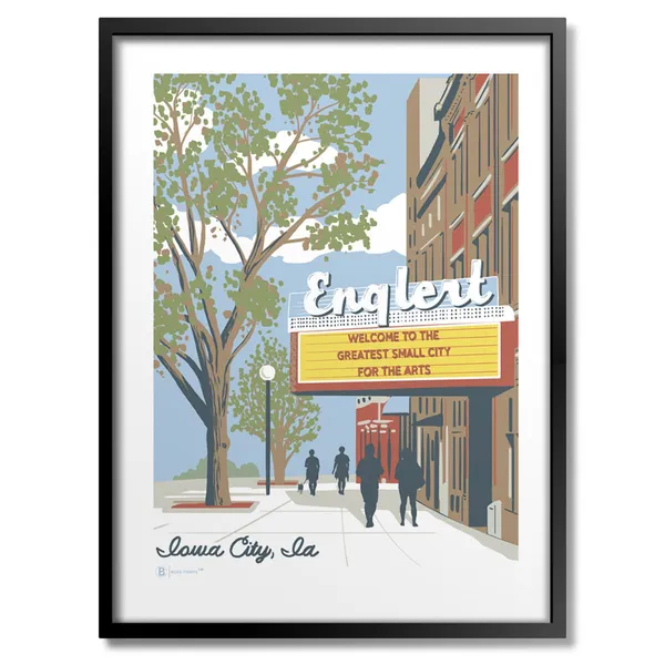 Iowa City Greatest Small City For The Arts Art Print