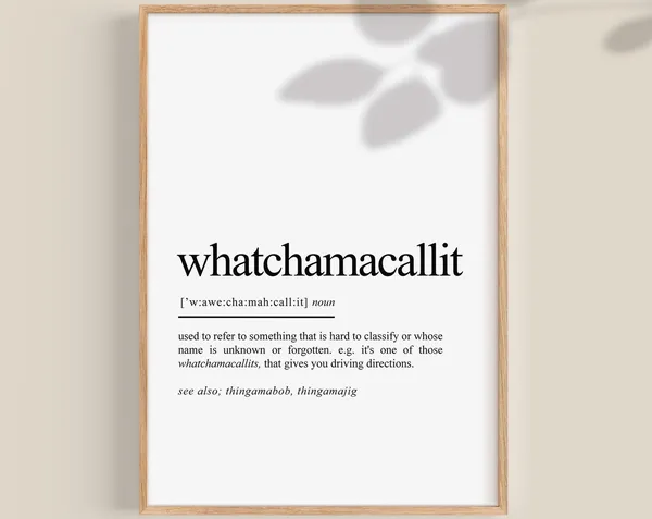 Whatchamacallit Irish Ireland Travel Poster