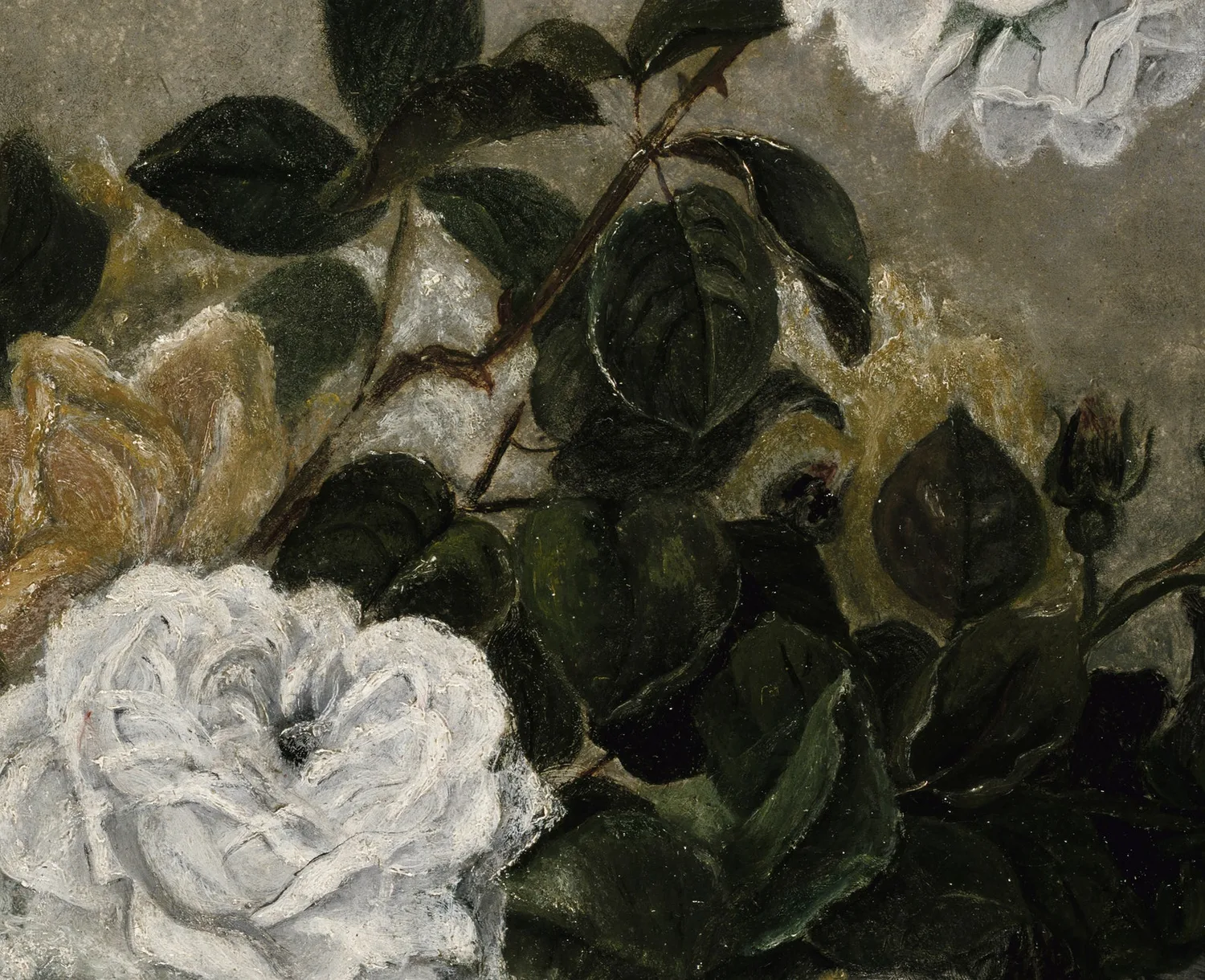 Neutral Flower Still Life - Vintage Roses - Image 3