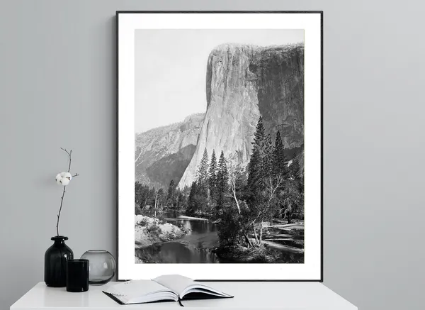 El Capitan Yosemite Park Vintage Travel Poster