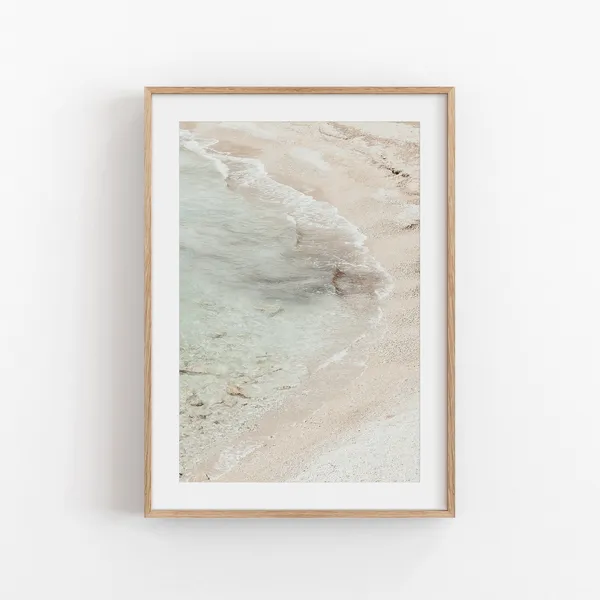 Mediterranean Sea Modern Minimalist Art Print