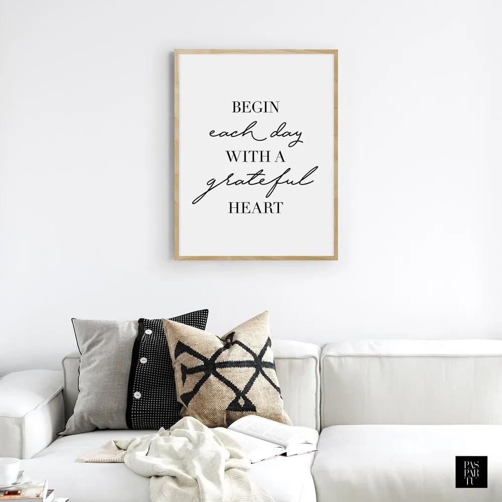Gratitude Poster, Christian Farmhouse Wall Art Print - Image 4