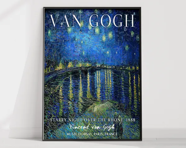 Vincent Van Gogh Starry Night Over the Rhone Art Print