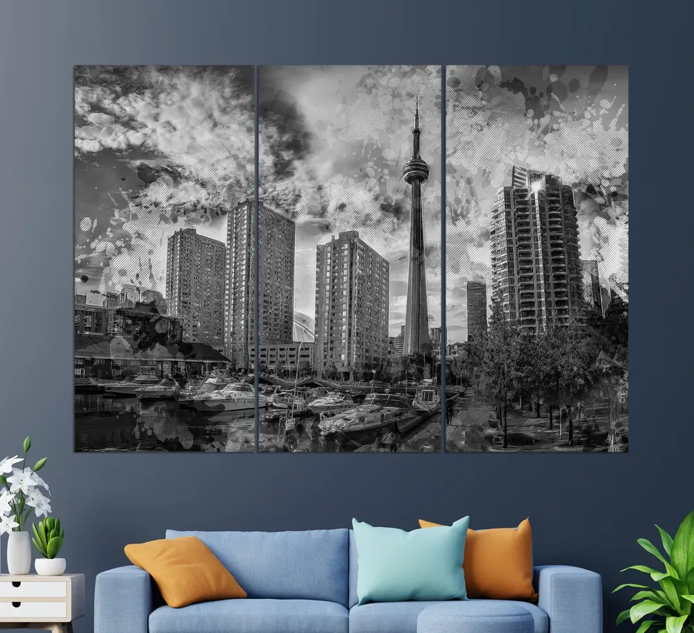 Toronto Wall Art, Canada Travel Poster - Image 2