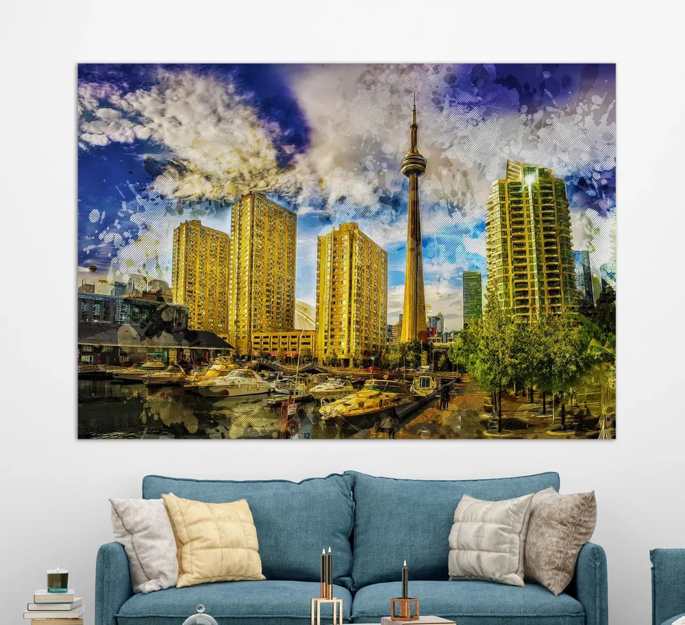 Toronto Wall Art, Canada Travel Poster