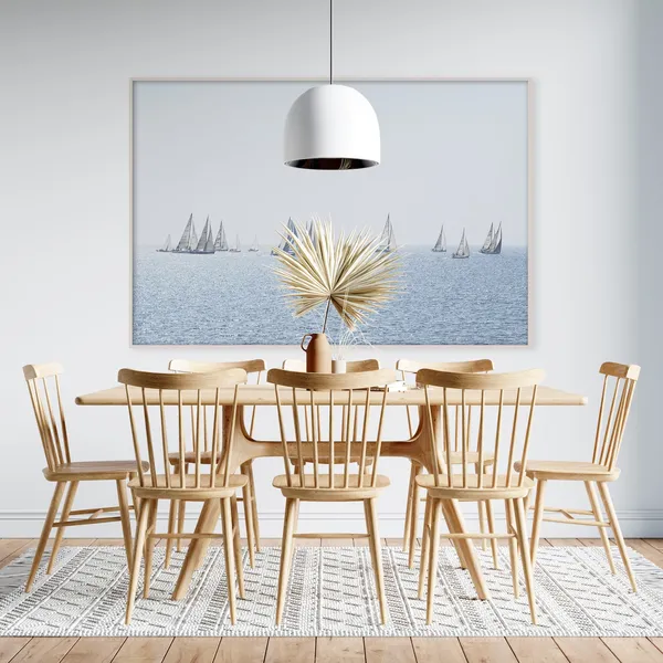 Sailboat Ocean Photography, Seaside Boat Decor