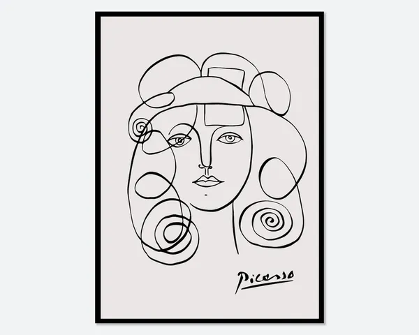 Picasso Portrait Of Francoise Gilot Art Print