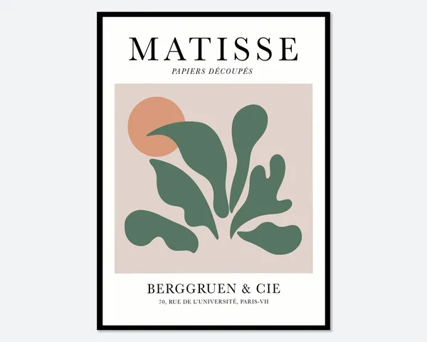 Henri Matisse Cut Outs Botanical Art Print