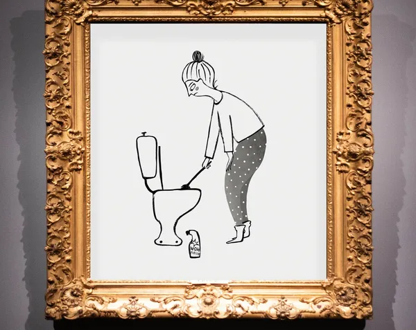 Woman Illustration, Vintage Fine Art Art Print