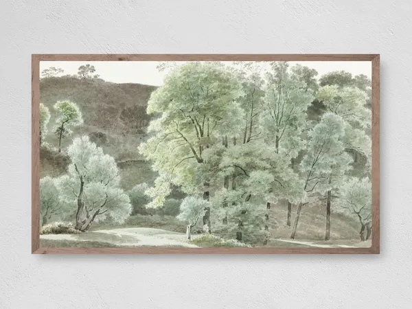 Classic Tree Mural, Art Print