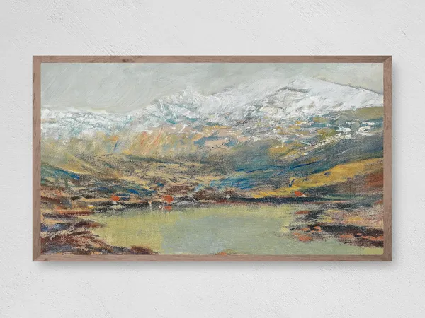 Mountain Frame TV Art, Instant Classic Landscape