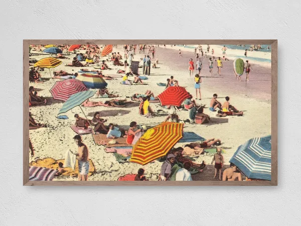 Instant Pop Art Beach Art Print