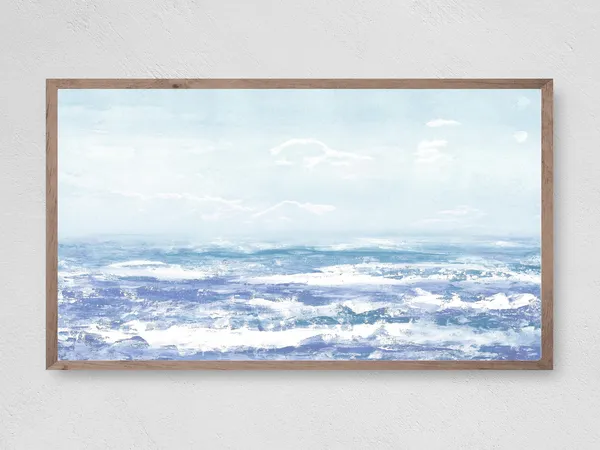 Abstract Ocean Waves, Wall Art Print