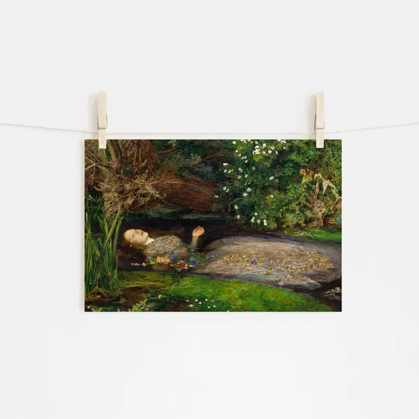 Ophelia by John Everett Millais, Art Print