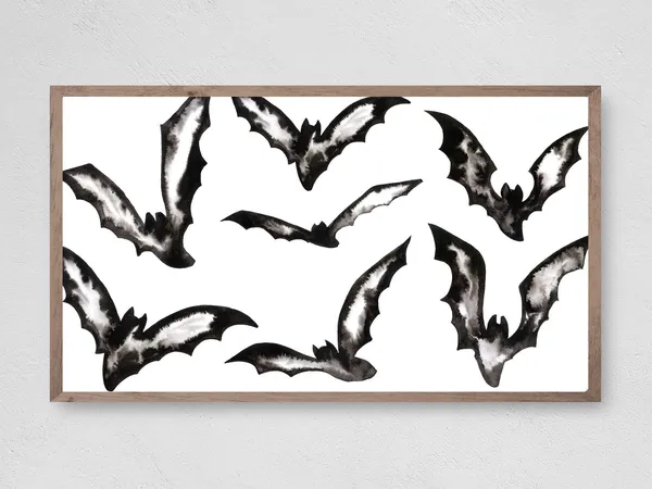 Halloween Batty Bats, Instant Fall Halloween Art Print