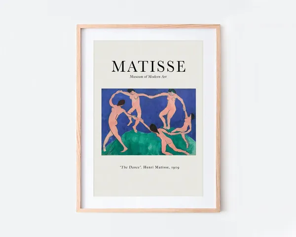 Henri Matisse The Dance, Vintage Art Print