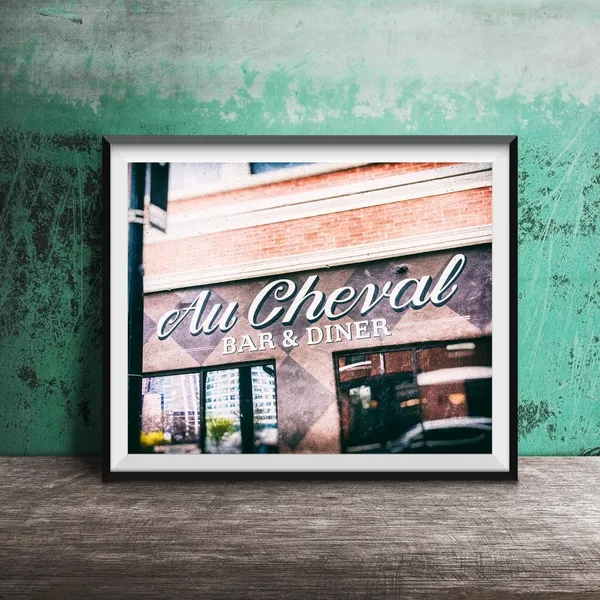 Au Cheval Chicago Bar Diner Photography Art Print