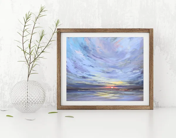 Ocean Seascape Painting by Katie Jobling, Art Print