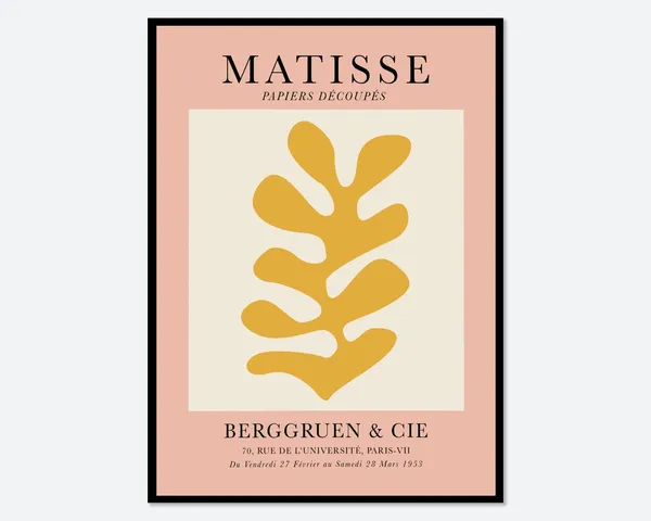 Henri Matisse Cut Outs Botanical Art Poster