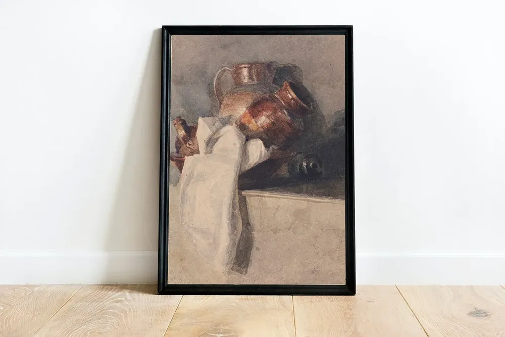 Still Life Painting - Vintage Farmhouse Art - Image 2