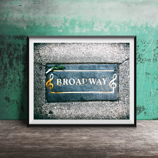 Nashville Broadway Sign Photography, Music City Art Print