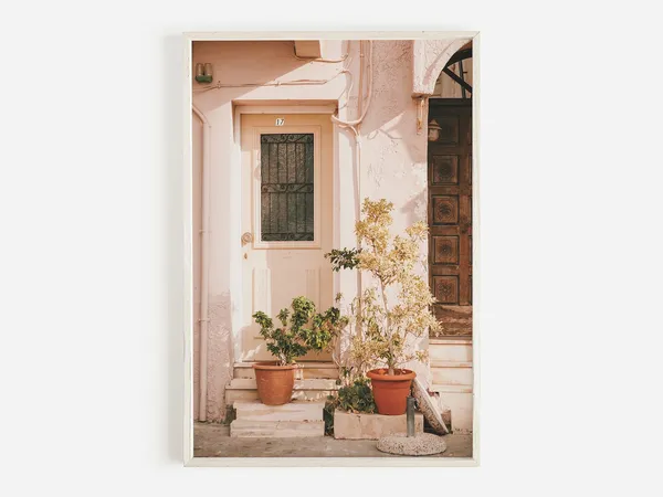 Corfu Travel Poster, Greece Wall Art Print