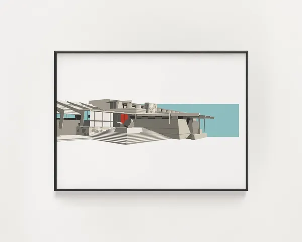 Frank Lloyd Wright Taliesin West Poster, Scottsdale Arizona