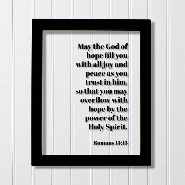 Romans 15:13 Hope, Joy and Peace Art Print