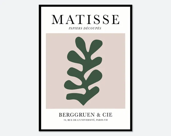 Henri Matisse Cut Outs Vintage Poster Art Print