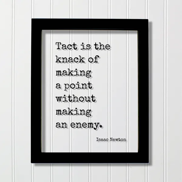 Isaac Newton Quote Art Print, Typography Statement