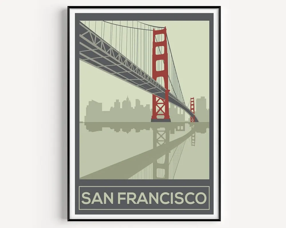 San Francisco Travel Poster