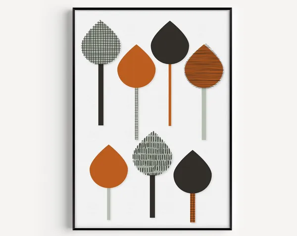 Minimalist Tree Scandi Art Print