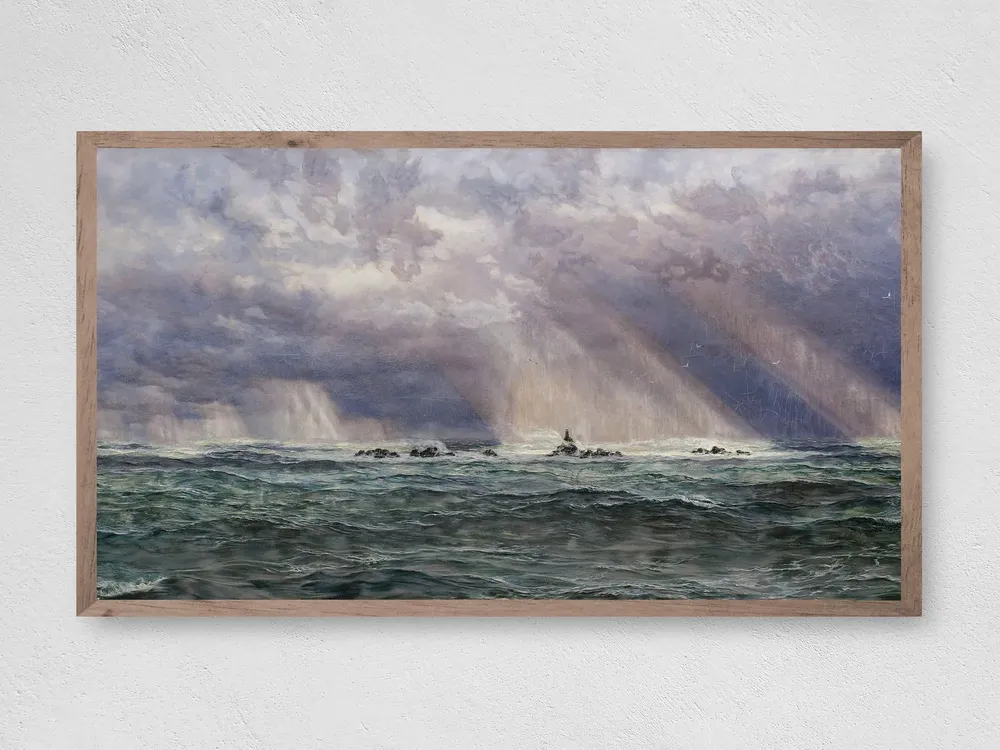 Instant Ocean Light On Art Print