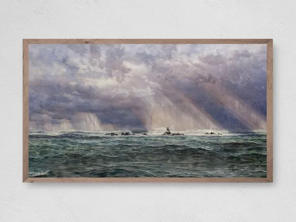 Instant Ocean Light On Art Print