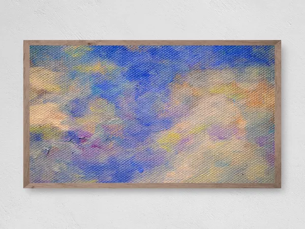 Instant Abstract Clouds Art Print