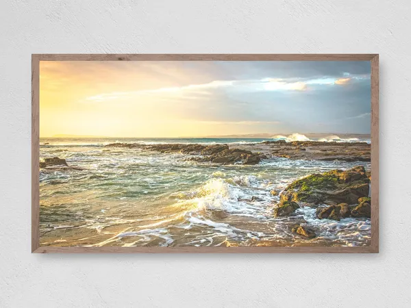 Light Lit Ocean Art TV Poster