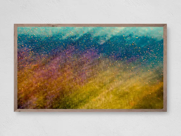 Modern Abstract Splatter Art Print