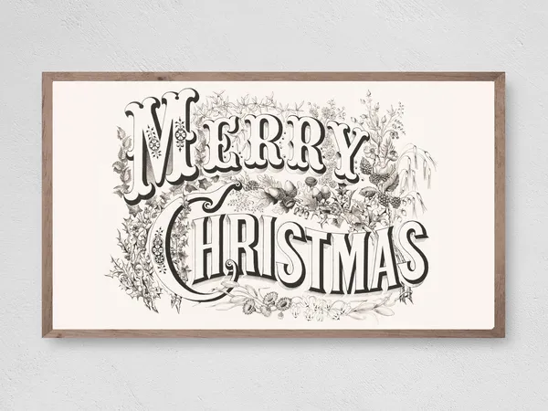 Christmas Merry Christmas Instant Winter Poster