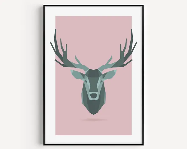 Stag Nordic Scandinavian Art Print