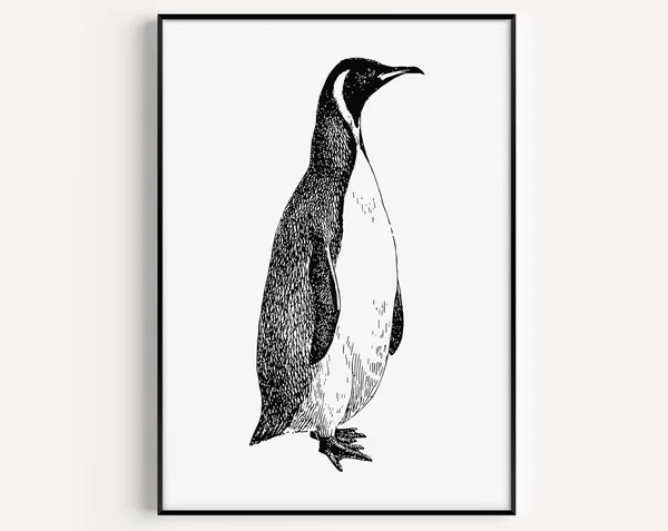 Penguin Scandinavian Minimalist Art Print