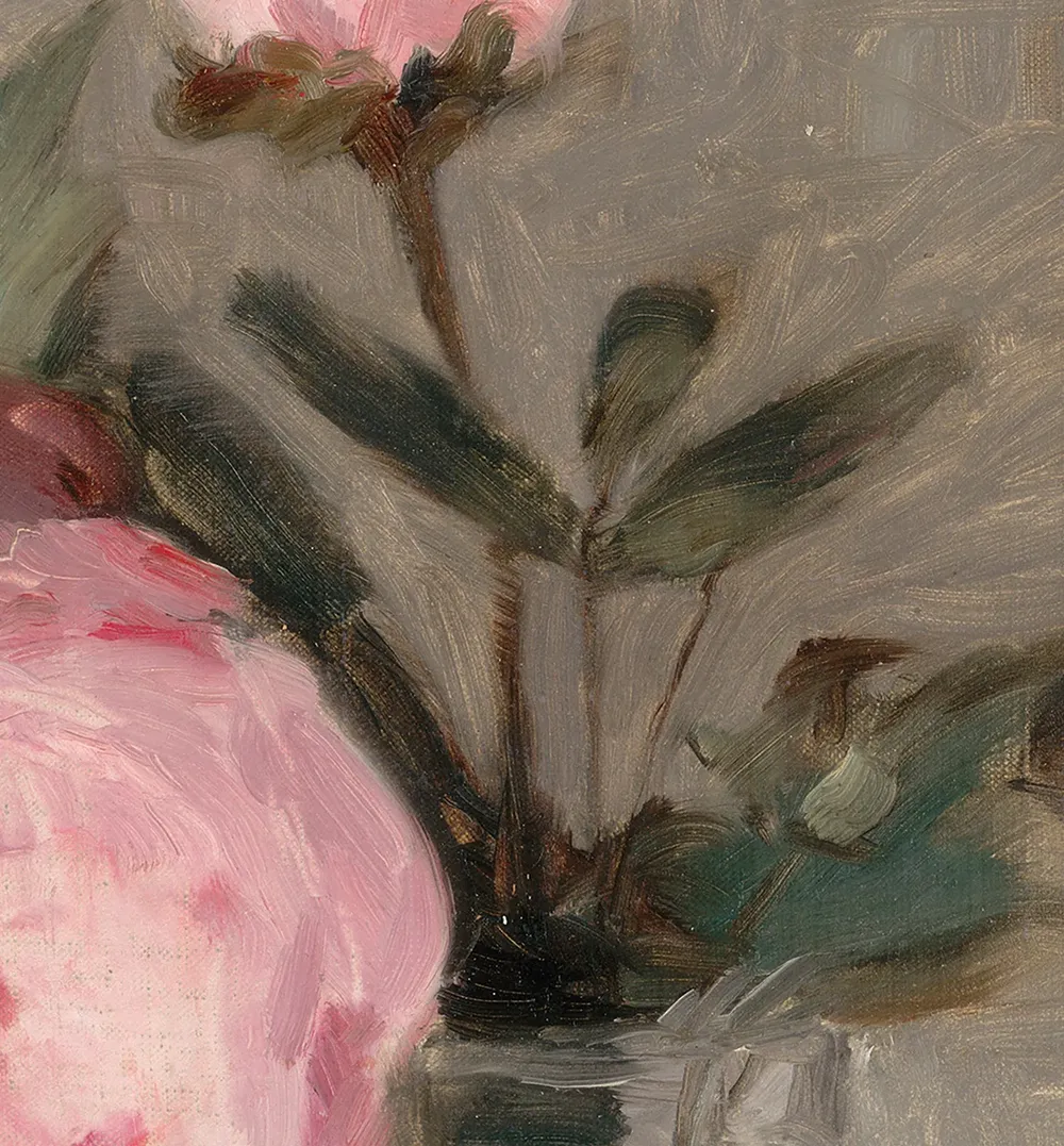 Vintage Farmhouse Floral, Peony Still Life Art Print - Image 4