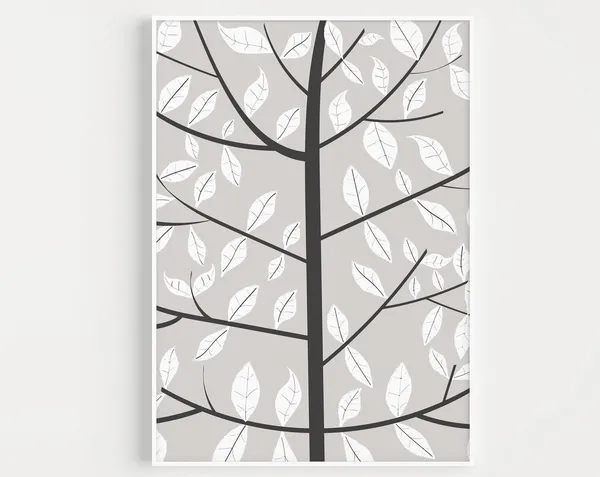 Tree Wall Art Print, Scandinavian Minimalist