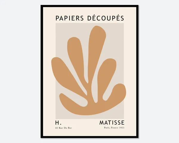 Matisse Cut Outs Vintage Botanical Art Print