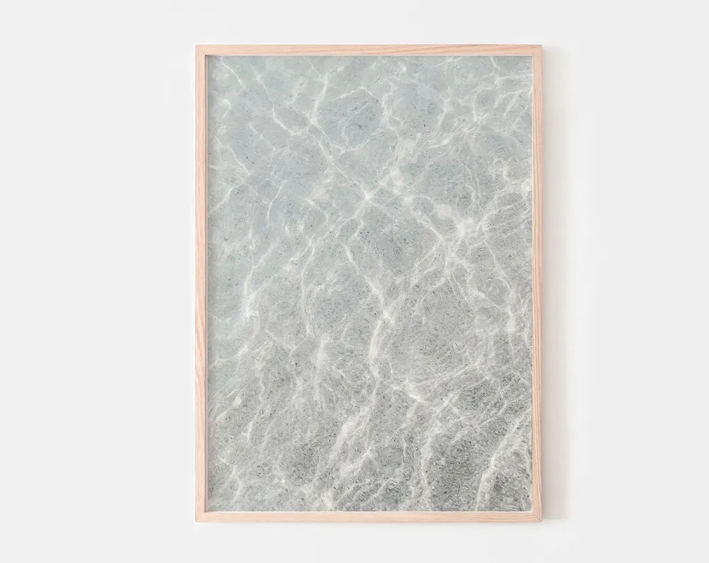 Ocean Water Clear Photography Art Print