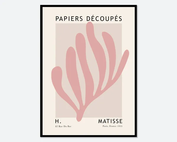 Henri Matisse Cut Outs, Botanical Art Print