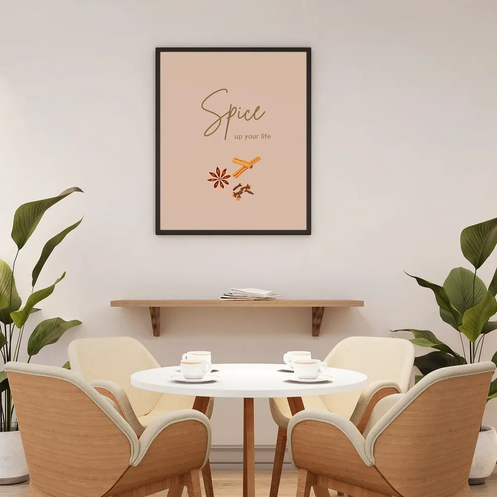 Spice Up Your Life Indian Typography Art Print - Image 6