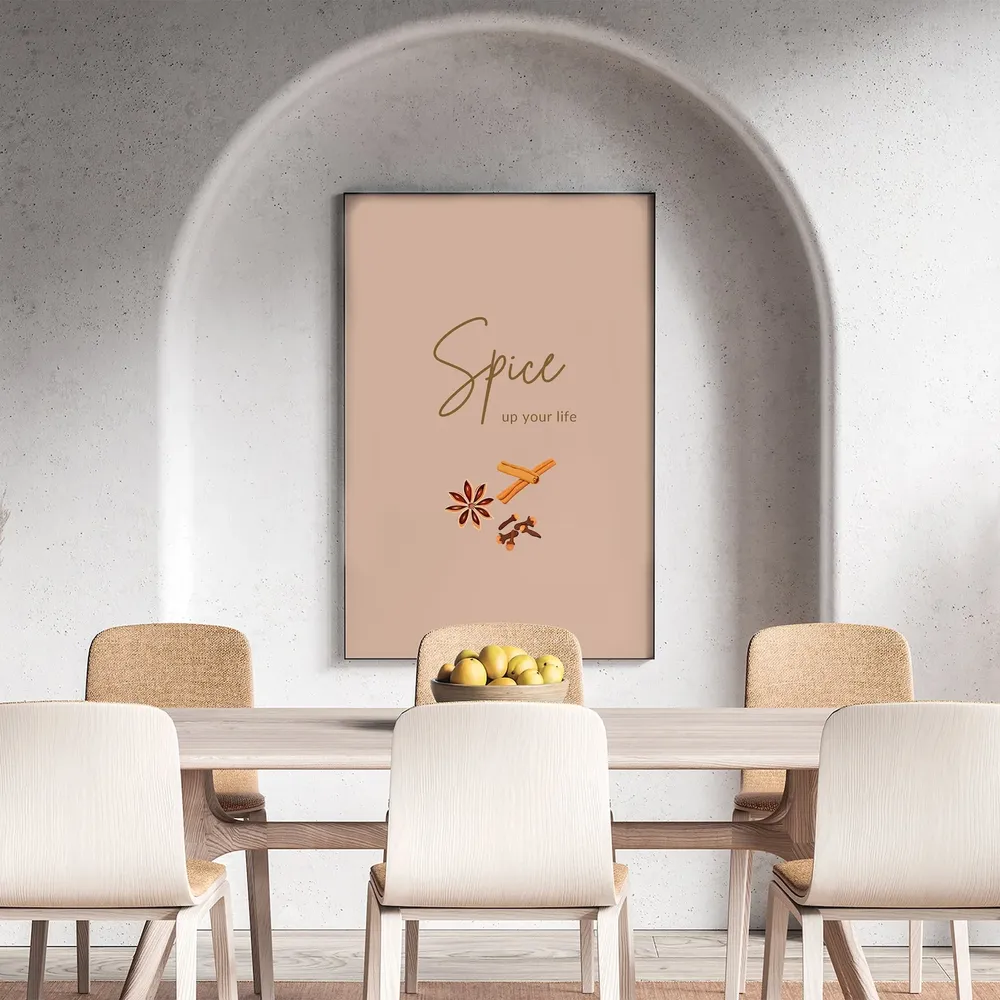 Spice Up Your Life Indian Typography Art Print - Image 8