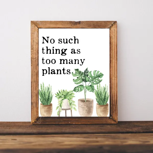 Funny Plant Lover Gifts Mom Succulent Art Print